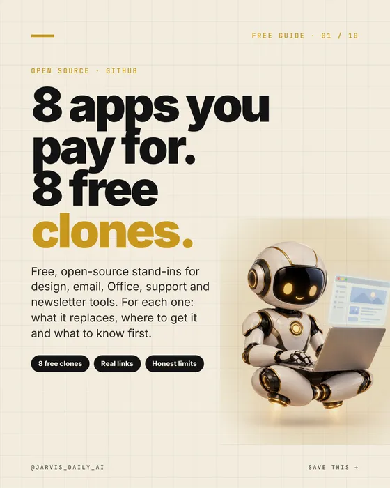 The 8 Free Clones Cheat Sheet — cover