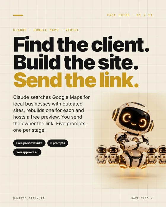 Find clients with Claude and Google Maps — cover