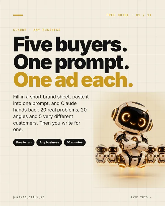 Five buyers, one prompt — cover