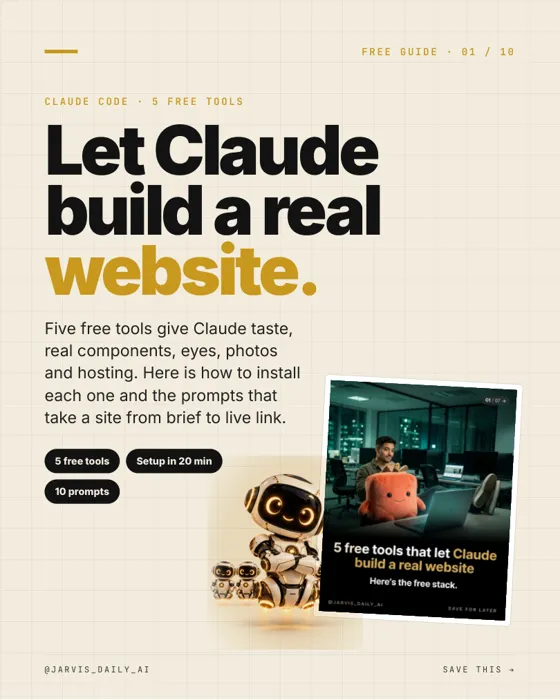 The Free Website Stack — cover