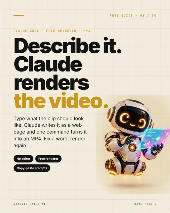 Text-to-Video Prompt Pack: make a clip by typing — cover